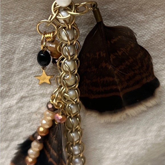 Vintage feathered boot clasp - Picture 6 of 7